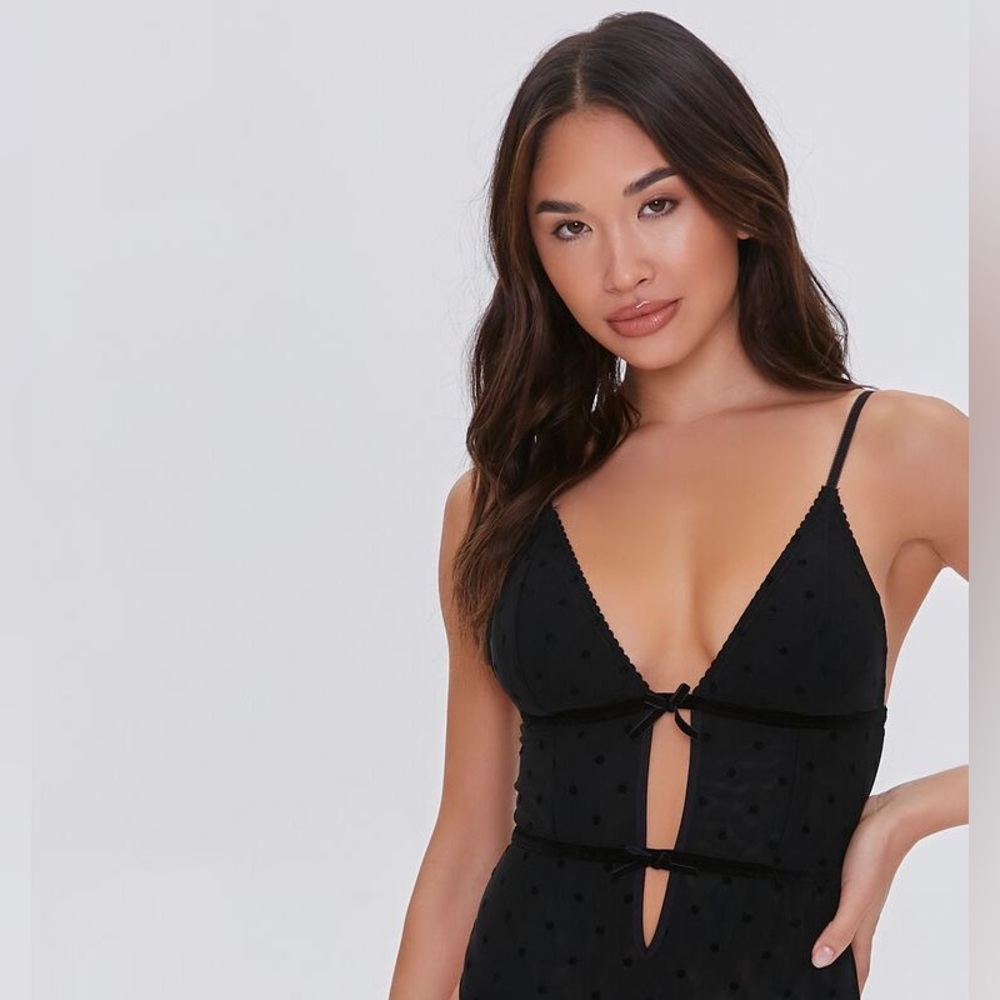 Polka dot bodysuit